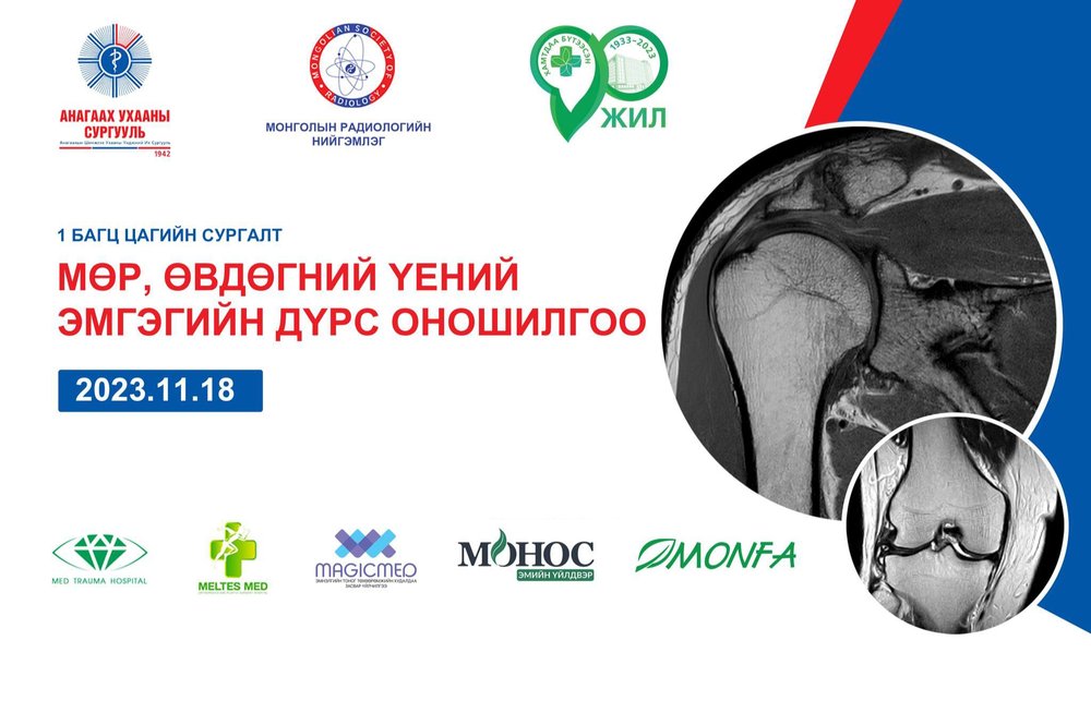 "Мөр, өвдөгний үений эмгэгийн дүрс оношилгоо 2023" хурал зохион ...